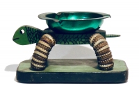 Green bottle-cap turtle - vernacular art