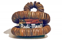 The basket is flimsy, but the Red-Meat tin-can base is precious - vernacular art