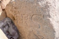 RS. Chicago lakefront stone carvings, Oakwood Beach. 2021