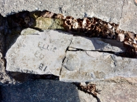 Ellie + Ed, 81, Co. Chicago lakefront stone carvings, Calumet Park. 2019 Ellie + Ed, 81, Co. Chicago lakefront stone carvings, Calumet Park. 2019
