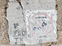 F, FLO, TK, Judi (with a heart dotting the i), HG, B, others. Chicago lakefront stone carvings, Calumet Park. 2019 F, FLO, TK, Judi (with a heart dotting the i), HG, B, others. Chicago lakefront stone carvings, Calumet Park. 2019