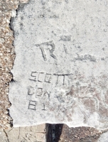 TR, i, Scott Don 81 (detail). Chicago lakefront stone carvings, Calumet Park. 2019 TR, i, Scott Don 81 (detail). Chicago lakefront stone carvings, Calumet Park. 2019