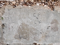 Peggy, PE, CP + CF, Judy & Bill, E, BW, L. Chicago lakefront stone carvings, Calumet Park. 2024 Peggy, PE, CP + CF, Judy & Bill, E, BW, L. Chicago lakefront stone carvings, Calumet Park. 2024