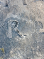 R. Chicago lakefront stone carvings, Calumet Park. 2019 R. Chicago lakefront stone carvings, Calumet Park. 2019