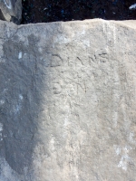 Diane + Don. Chicago lakefront stone carvings, Calumet Park. 2019 Diane + Don. Chicago lakefront stone carvings, Calumet Park. 2019
