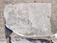 Labial image, F.K., K.W., Mike, Glen. Chicago lakefront stone carvings, Calumet Park. 2024 Labial image, F.K., K.W., Mike, Glen. Chicago lakefront stone carvings, Calumet Park. 2024
