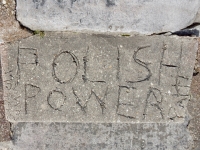 Polish Power, MB was here, Patti. Chicago lakefront stone carvings, Calumet Park. 2019 Polish Power, MB was here, Patti. Chicago lakefront stone carvings, Calumet Park. 2019