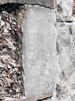 JR, AIO, JO, OC. Chicago lakefront stone carvings, Calumet Park. 2024 JR, AIO, JO, OC. Chicago lakefront stone carvings, Calumet Park. 2024