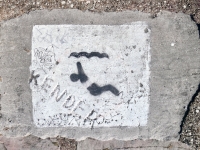 A, Kender, NK+KS. Chicago lakefront stone carvings, Calumet Park. 2024 A, Kender, NK+KS. Chicago lakefront stone carvings, Calumet Park. 2024