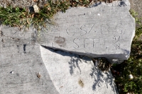 CS/BG Sept. 97/98. Chicago lakefront stone carvings, Calumet Park. 2020
