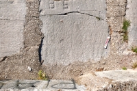 Howie, PR. Chicago lakefront stone carvings, Calumet Park. 2019