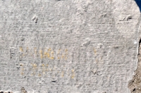 Bub, PF, V, WP, VC, others. Chicago lakefront stone carvings, Calumet Park. 2020