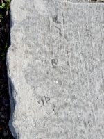 LE. Chicago lakefront stone carvings, Calumet Park. 2019