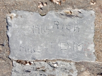 1964, RIch + Mike + Tom. Chicago lakefront stone carvings, Calumet Park. 2019 1964, RIch + Mike + Tom. Chicago lakefront stone carvings, Calumet Park. 2019