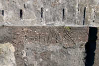 Chink. Chicago lakefront stone carvings, Calumet Park. 2020 Chink. Chicago lakefront stone carvings, Calumet Park. 2020