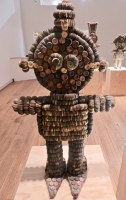 Caparena, Clarence and Grace Woolsey bottle-cap figure at Intuit