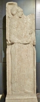 Greek grave stele, around 500 B.C.