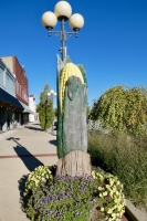 Large wooden corncob, Casey, Illinois