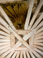 The attic at Château d'Ussé