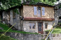 Earl Young Mushroom house, 2004, Charlevoix, Michigan