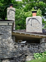 Earl Young Mushroom house, 2004, Charlevoix, Michigan