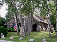 Earl Young Mushroom house, 2004, Charlevoix, Michigan