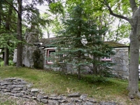 Earl Young Mushroom house, 2015, Charlevoix, Michigan