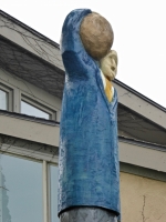 Totem detail, 2015, Charlevoix, Michigan