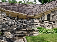 Earl Young Mushroom house, 2004, Charlevoix, Michigan