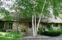 Earl Young Mushroom house, 2004, Charlevoix, Michigan