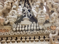Details, Ferdinand Cheval tomb, Hauterives, France Details, Ferdinand Cheval tomb, Hauterives, France