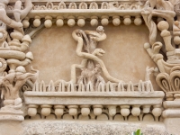 Snakes, Ferdinand Cheval tomb,  Hauterives, France