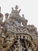 Figure atop the Ferdinand Cheval tomb, Hauterives, France