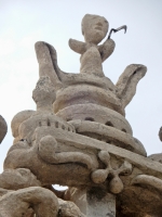 Figure atop the Ferdinand Cheval tomb, Hauterives, France