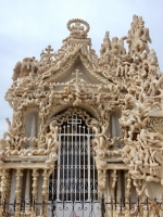 Gate, Ferdinand Cheval tomb,  Hauterives, France