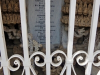 Family list, Ferdinand Cheval tomb, Hauterives, France