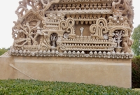 Base of Ferdinand Cheval tomb, Hauterives, France Base of Ferdinand Cheval tomb, Hauterives, France