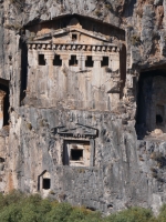 Ancient Lycian cliff tombs, Dalyan