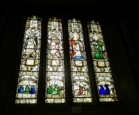 15th to 16th century windows, St. Neot, Cornwall