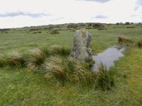 The Hurlers stone circles, near Minions, Cornwall, on Bodmin Moor