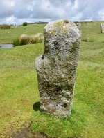 The Hurlers stone circles, near Minions, Cornwall, on Bodmin Moor