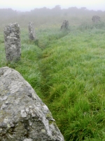 The Merry Maidens stone circle, near St. Buryan, Cornwall