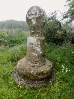 Roadside cross near St. Buryan, Cornwall