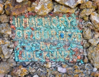 Father Paul Dobberstein's Crucifixion Group, St. Joseph Cemetery, Wesley, Iowa. 1920s
