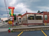 The Summit Diner is across from the Pine Grill in Somerset, Pennsylvania, 2009