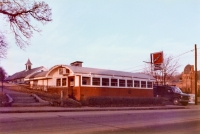 Kenwood Diner, Spencer, Mass., 1985. There is now a CVS at this site. The diner was moved down the road in 2022.