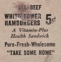 White Tower (A Vitamin-Plus Health Sandwich)