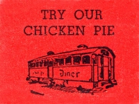Bill's Diner, Springfield, Mass.: This one could not be more minimal. "Chicken Pie" says it all.