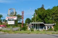 Penn-Aire Motel ruins, Breezewood, Pennsylvania