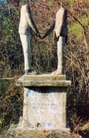 "It is all over with now Bill and well that it is as it is.” Confederate Sam Davis and Union supporter Bill Marsh. Marsh was WIckham’s grandfather. E.T. Wickham Site, 1993.